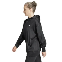 Sport Trui-adidas Game and Go hoodie dames black white