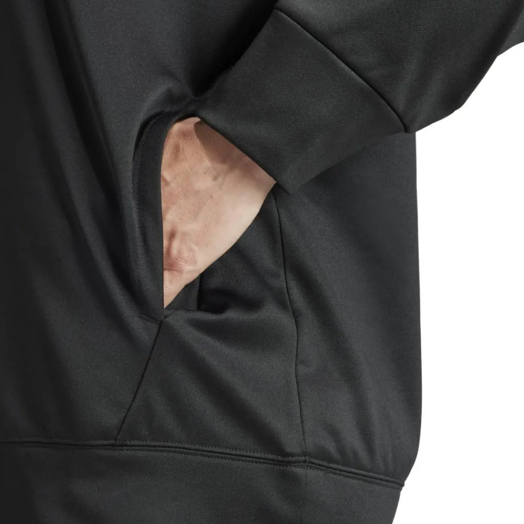 Sport Trui-adidas Game and Go hoodie dames black white