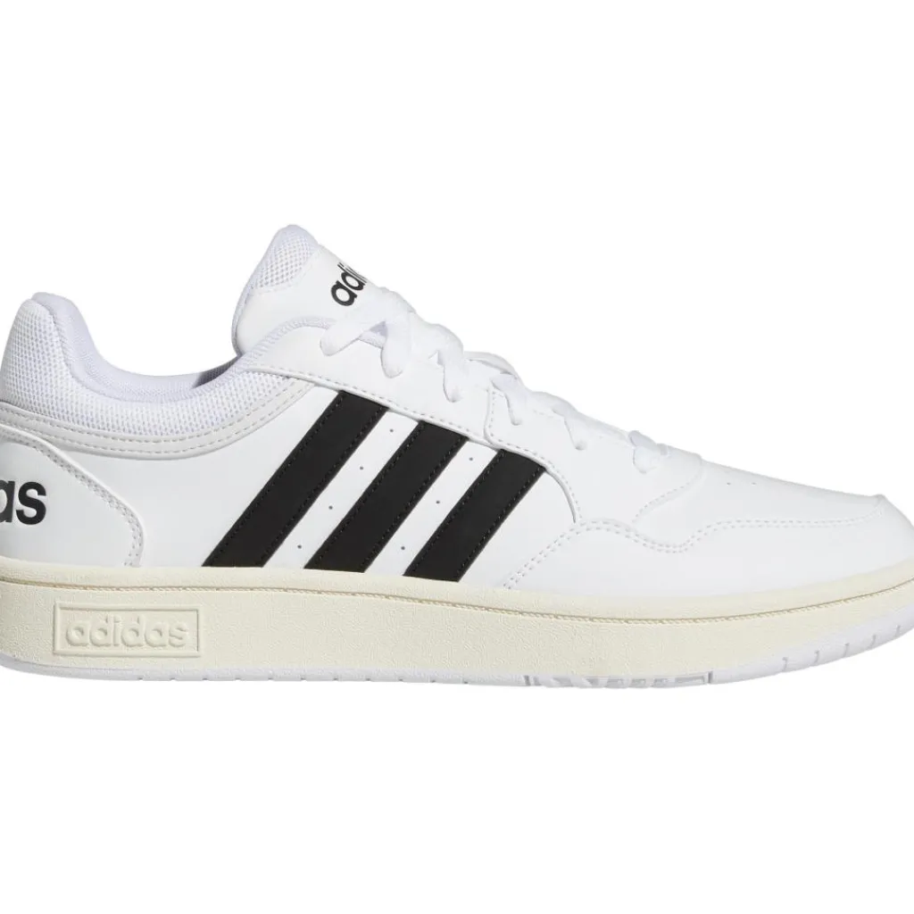 Schoenen-adidas Hoops 3.0 Low Classic Vintage schoenen heren cloud white core black