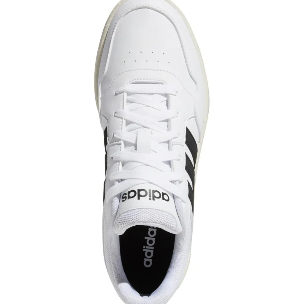 Schoenen-adidas Hoops 3.0 Low Classic Vintage schoenen heren cloud white core black
