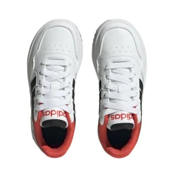 Schoenen-adidas Hoops 3.0 schoenen junior cloud white core black bright red