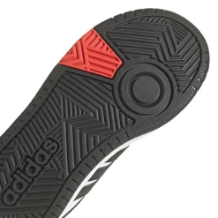 Schoenen-adidas Hoops 3.0 schoenen junior cloud white core black bright red