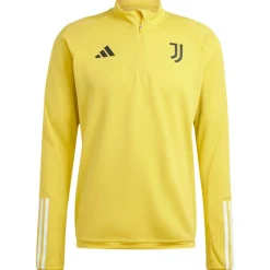 Voetbalkleding-adidas Juventus Tiro 23 trainingsshirt heren bold gold
