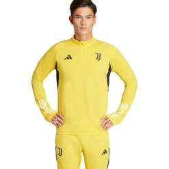 Voetbalkleding-adidas Juventus Tiro 23 trainingsshirt heren bold gold