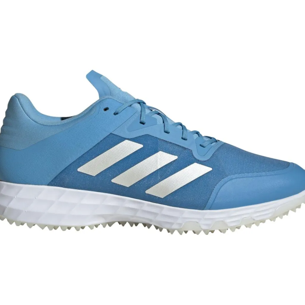 Hockeyschoenen-adidas Lux 2.2S hockeyschoenen heren team light blue zero metalic cloud white