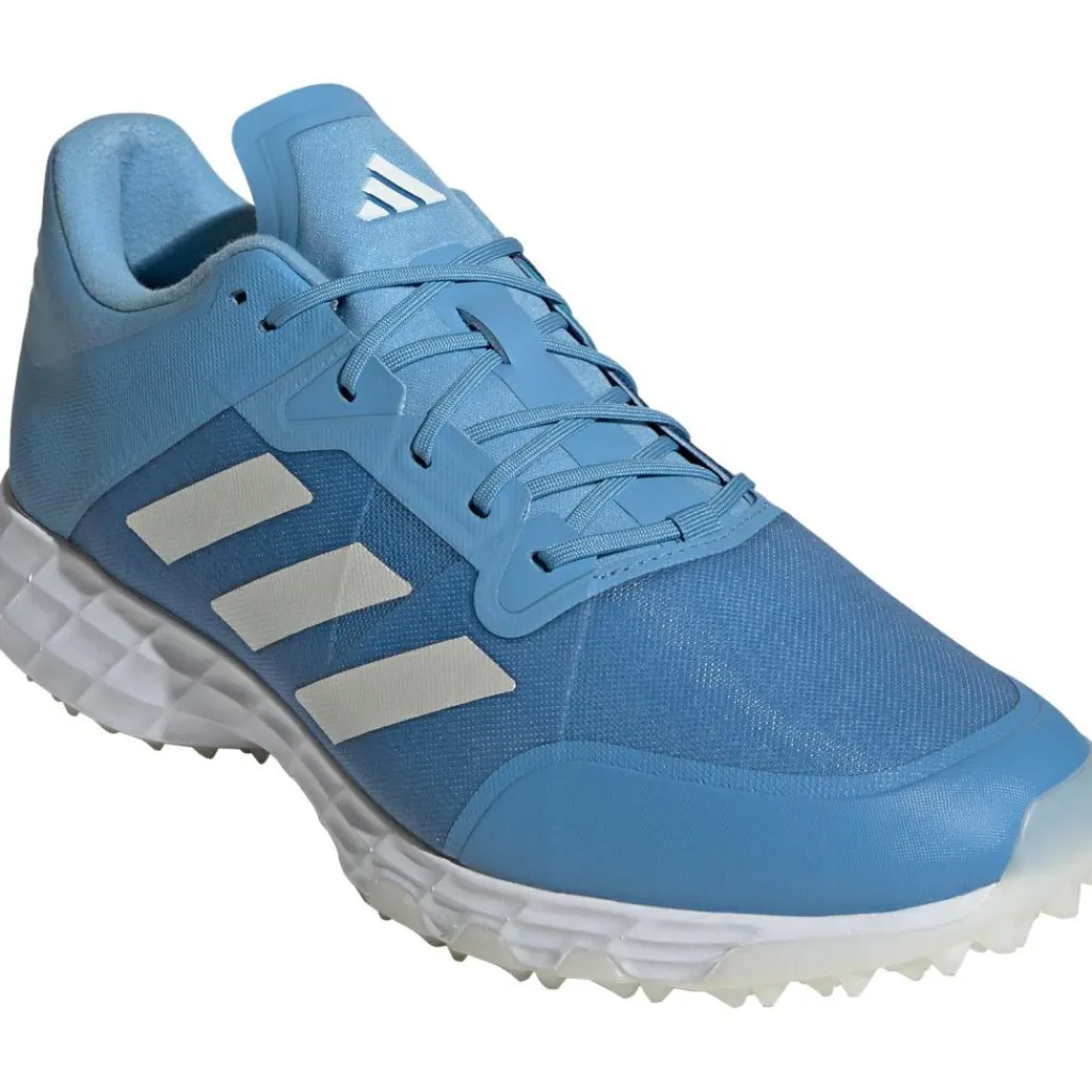 Hockeyschoenen-adidas Lux 2.2S hockeyschoenen heren team light blue zero metalic cloud white