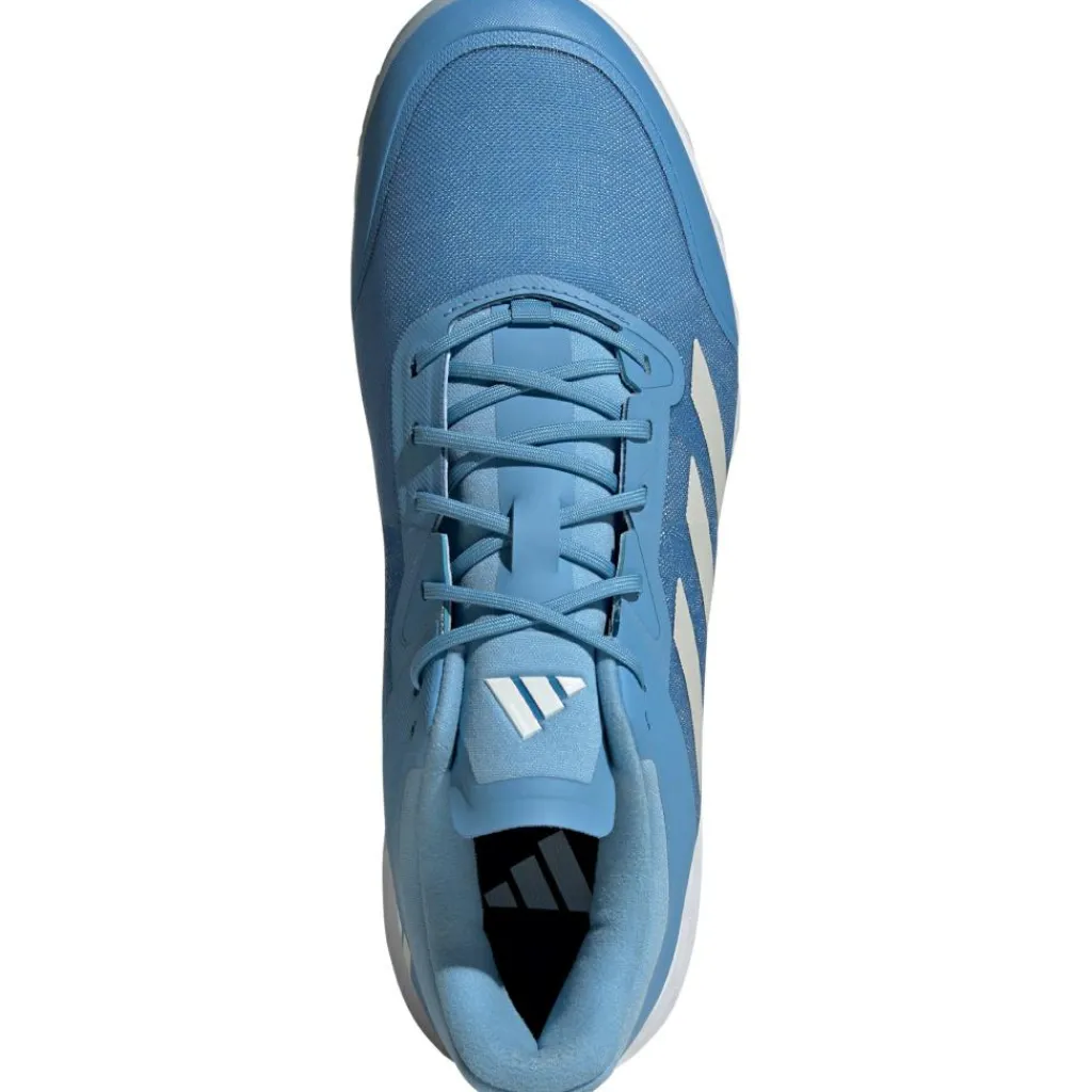 Hockeyschoenen-adidas Lux 2.2S hockeyschoenen heren team light blue zero metalic cloud white