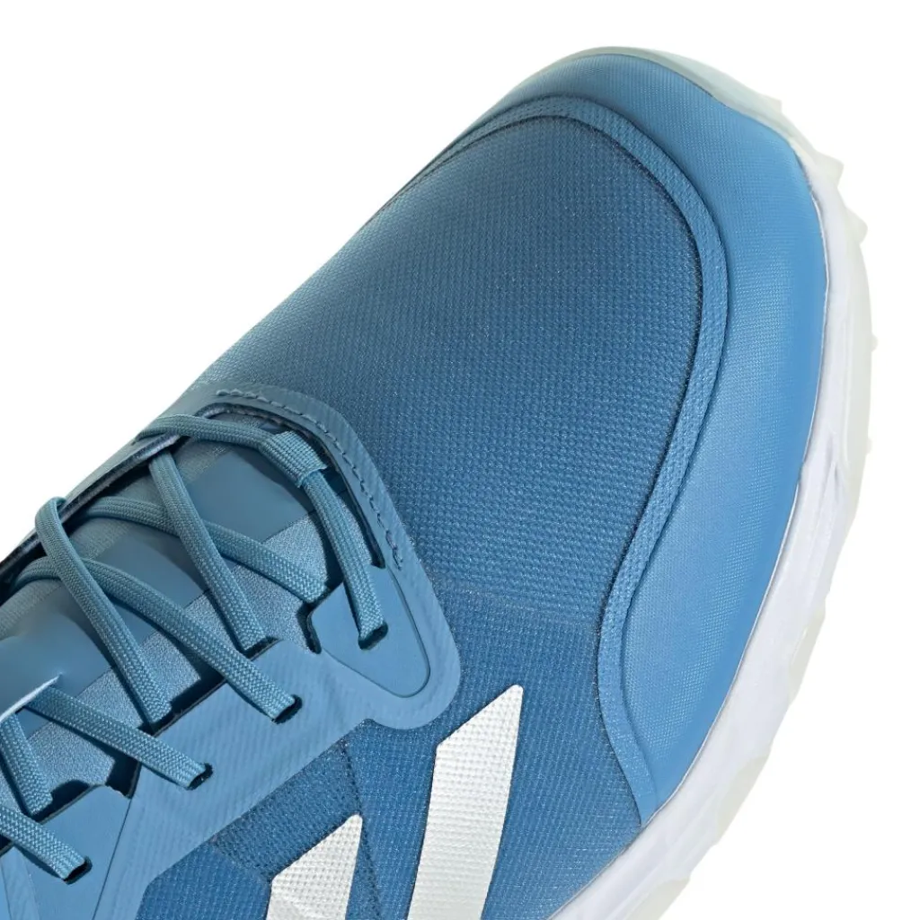 Hockeyschoenen-adidas Lux 2.2S hockeyschoenen heren team light blue zero metalic cloud white