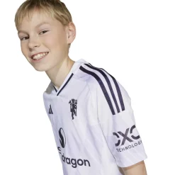 Voetbalkleding-adidas Manchester United uitshirt junior 25 - 26