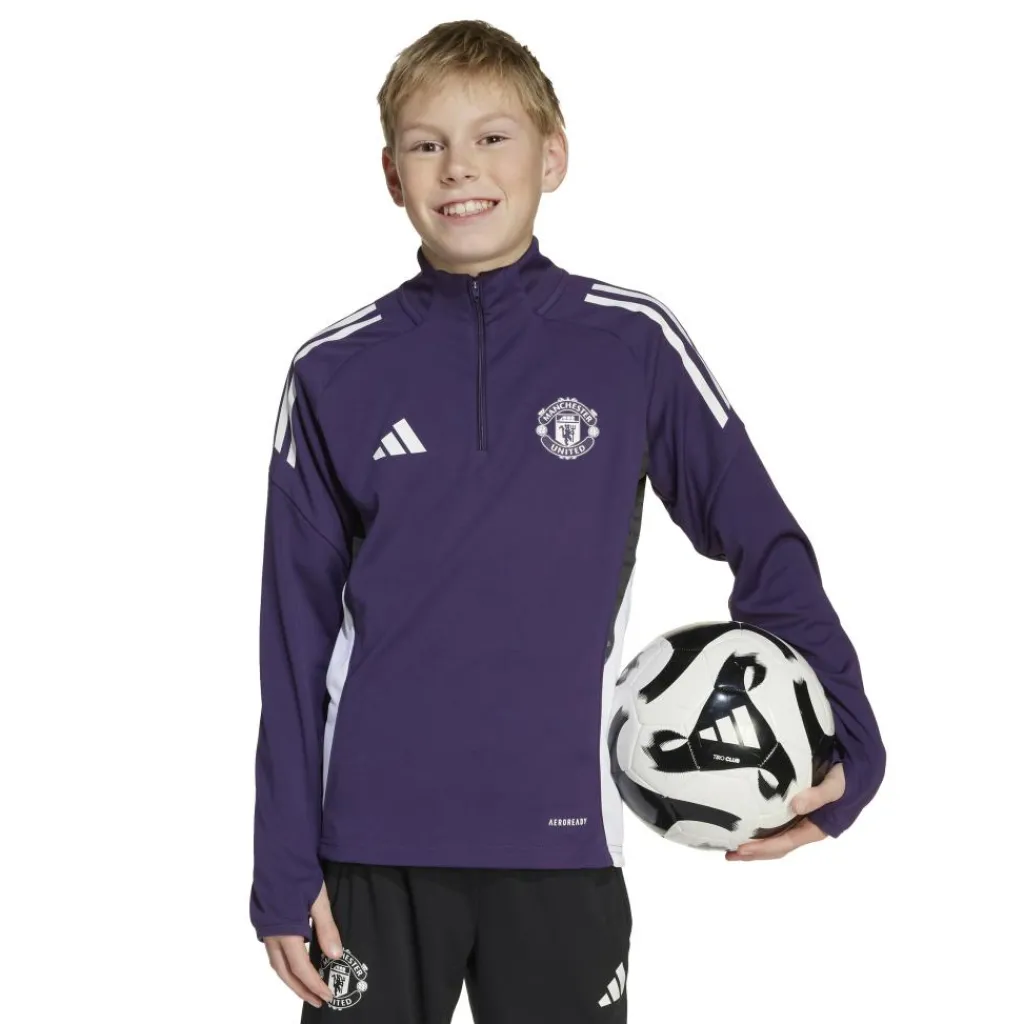 adidas Manchester United Tiro 25 Competition trainingsshirt junior aurora plum< Voetbalkleding