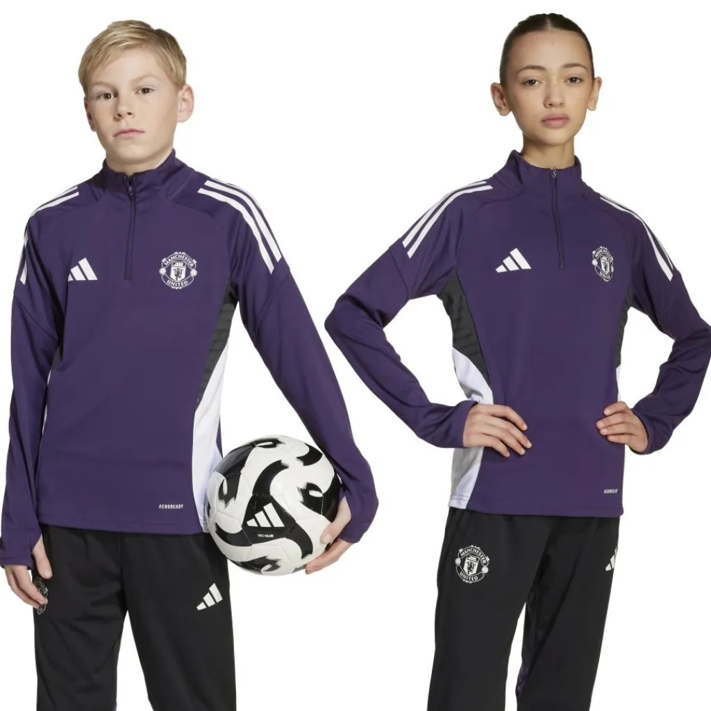 adidas Manchester United Tiro 25 Competition trainingsshirt junior aurora plum< Voetbalkleding