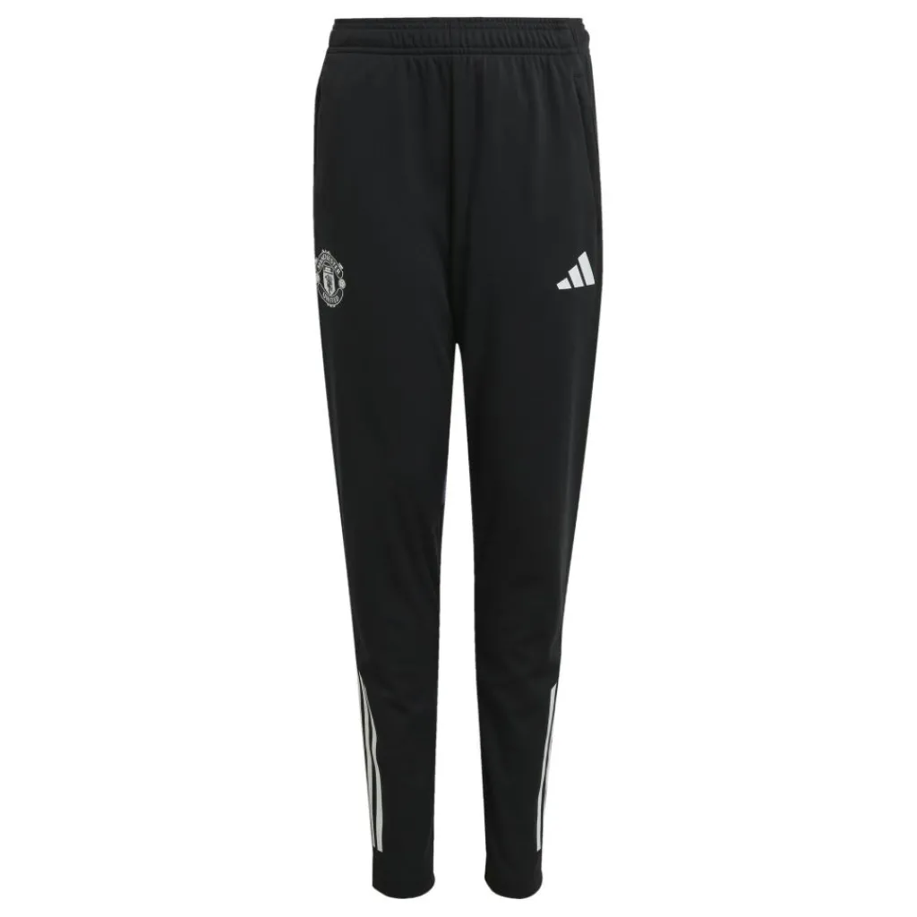 Voetbalkleding-adidas Manchester United Tiro 25 Competition trainingsbroek junior black