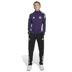 Voetbalkleding-adidas Manchester United Tiro 25 Competition trainingsbroek junior black