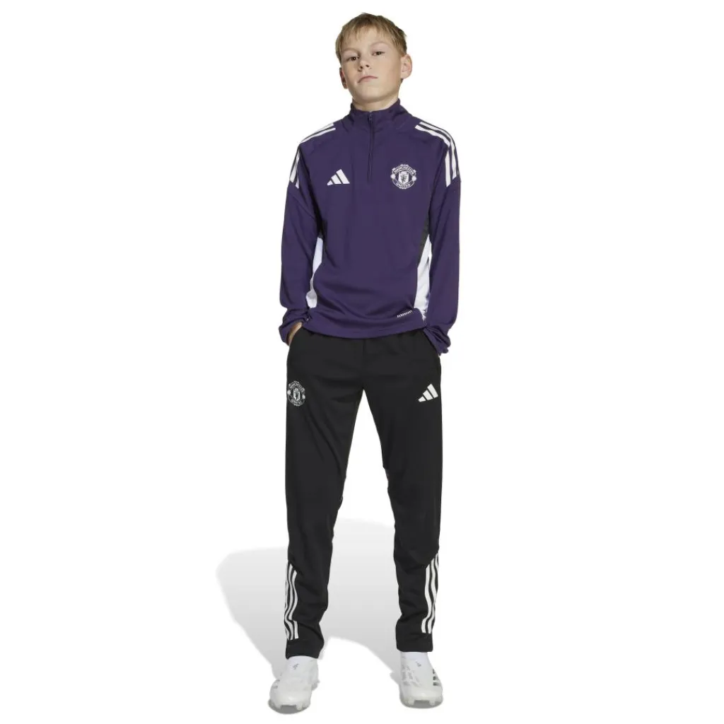 Voetbalkleding-adidas Manchester United Tiro 25 Competition trainingsbroek junior black