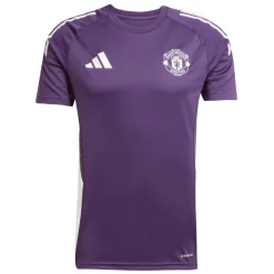 Voetbalkleding-adidas Manchester United Tiro 25 voetbalshirt heren aurora plum