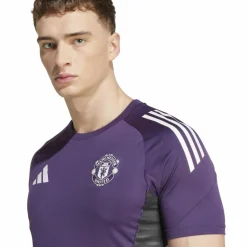 Voetbalkleding-adidas Manchester United Tiro 25 voetbalshirt heren aurora plum