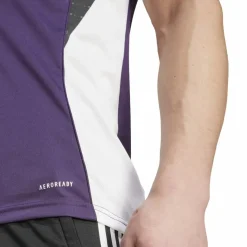 Voetbalkleding-adidas Manchester United Tiro 25 voetbalshirt heren aurora plum