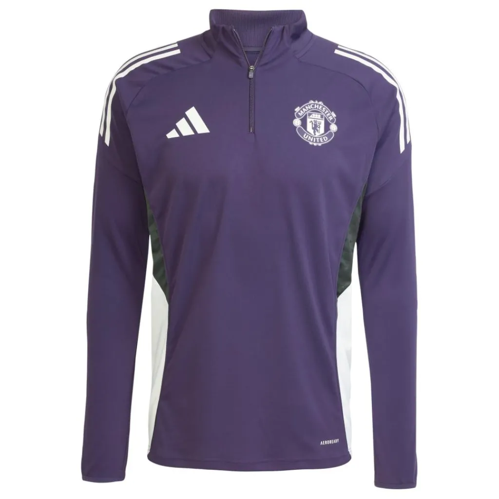 adidas Manchester United Tiro 25 Competition trainingsshirt heren aurora plum< Voetbalkleding