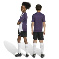 Voetbalkleding-adidas Manchester United Tiro 25 Competition voetbalbroekje junior black