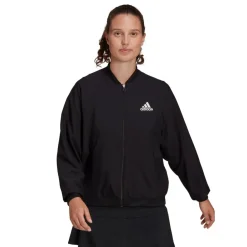 adidas Melbourne trainingsjack dames black white< Tenniskleding