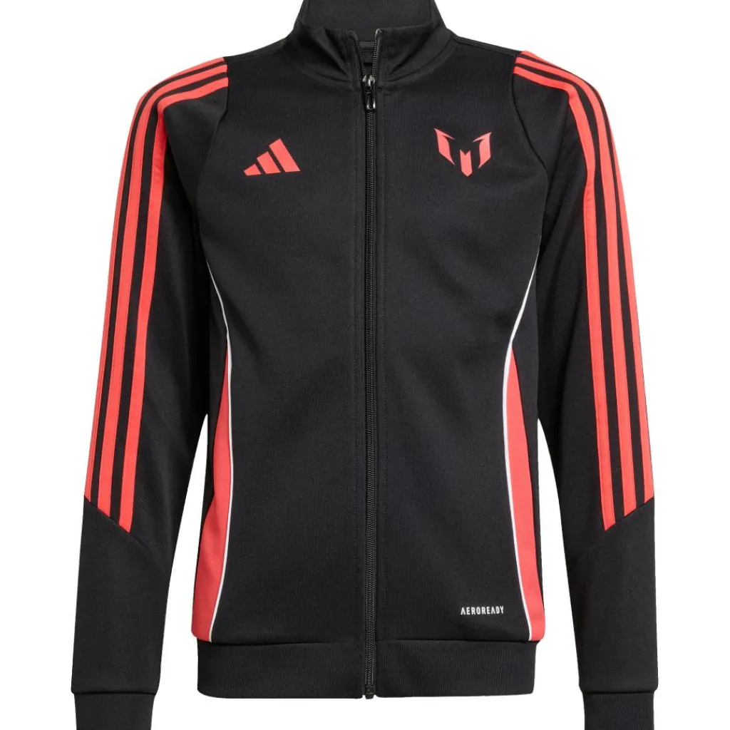 Voetbalkleding-adidas Messi trainingsjack junior black