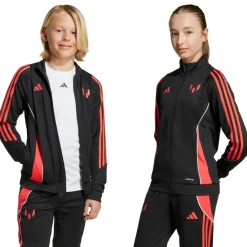 Voetbalkleding-adidas Messi trainingsjack junior black