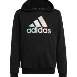 Sport Trui-adidas Metallic Print hoodie junior black