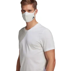 Overige Accessoires-adidas mondkapje white 3-pack - M - L