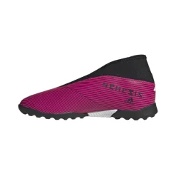 Voetbalschoenen-adidas Nemeziz 19.3 TF voetbalschoenen junior schok pink