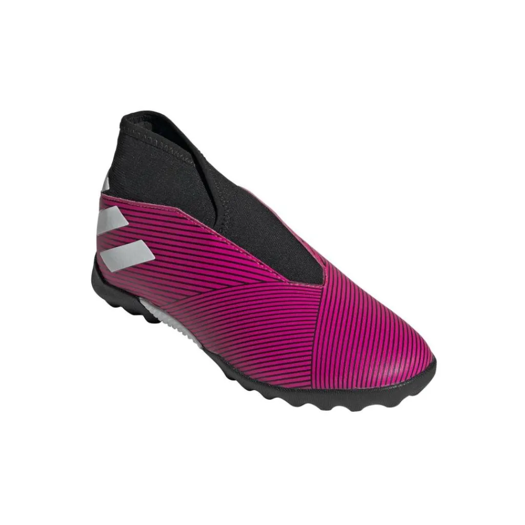Voetbalschoenen-adidas Nemeziz 19.3 TF voetbalschoenen junior schok pink