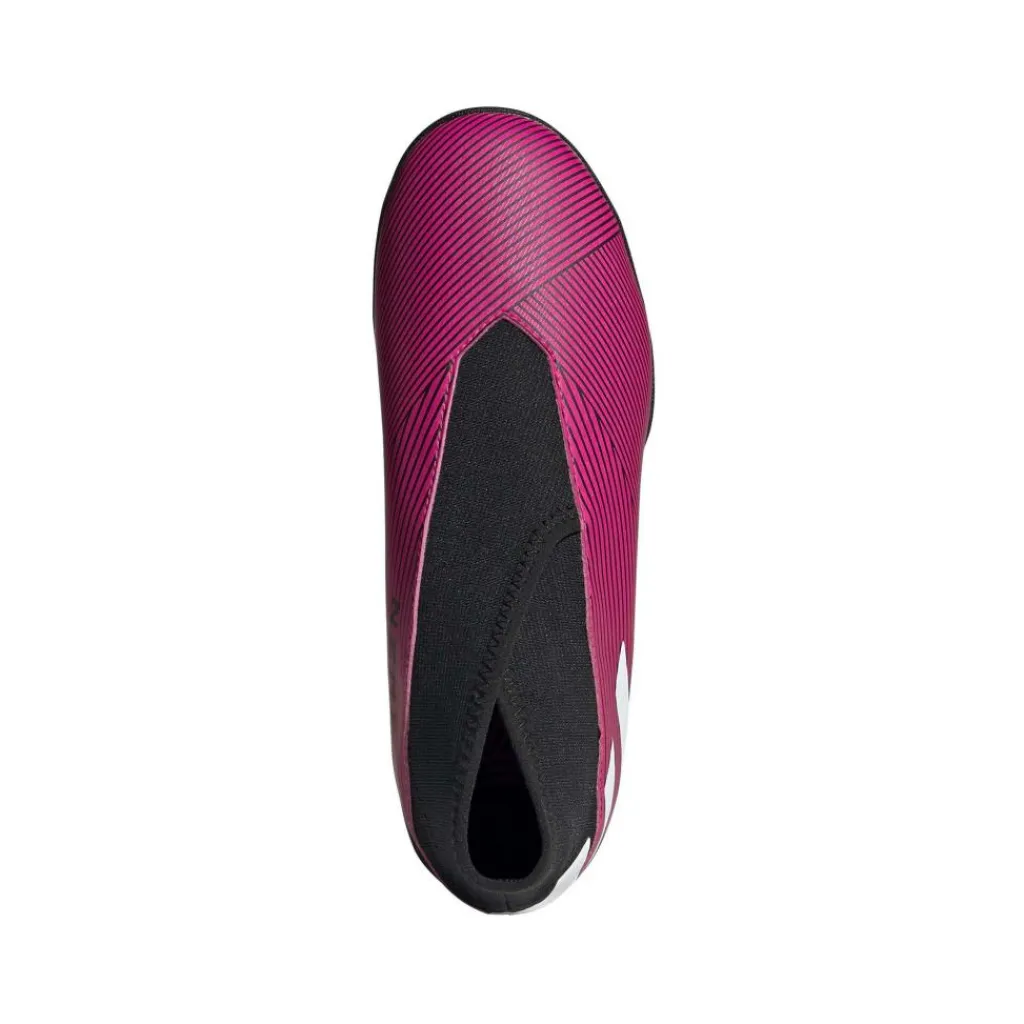 Voetbalschoenen-adidas Nemeziz 19.3 TF voetbalschoenen junior schok pink