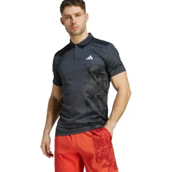 adidas Paris Freelift tennispolo heren carbon< Tenniskleding