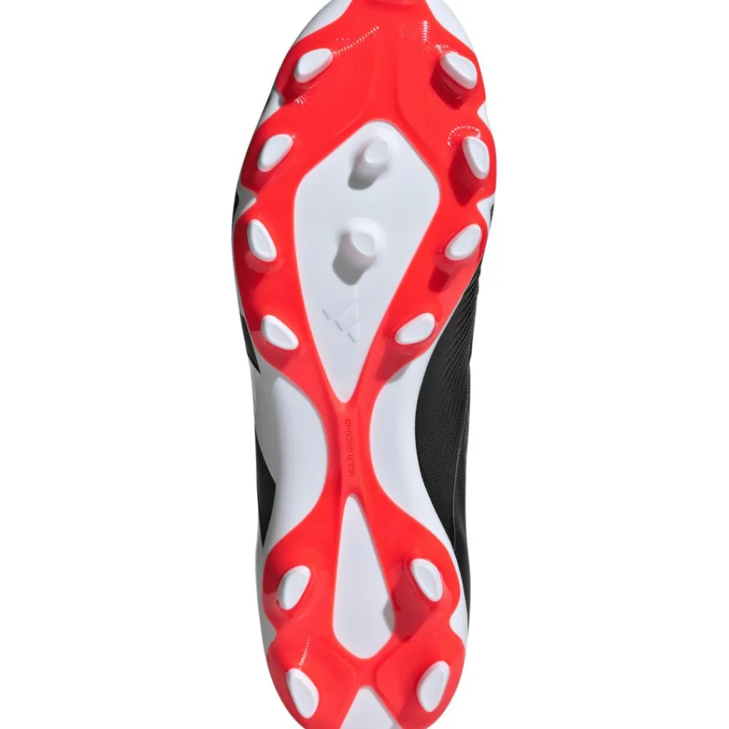 Voetbalschoenen-adidas Predator 24 League MG voetbalschoenen heren core black cloud white solid red