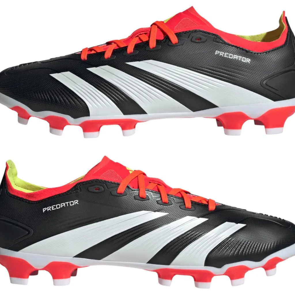 Voetbalschoenen-adidas Predator 24 League MG voetbalschoenen heren core black cloud white solid red
