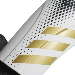 adidas Predator 20 scheenbeschermers white gold metallic  black< Scheenbeschermers Voetbal