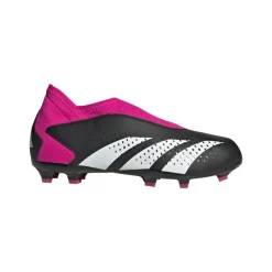 adidas Predator Accuracy.3 voetbalschoenen junior core black cloud white team shock pink 2< Voetbalschoenen
