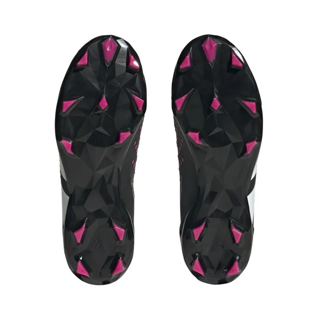 adidas Predator Accuracy.3 voetbalschoenen junior core black cloud white team shock pink 2< Voetbalschoenen
