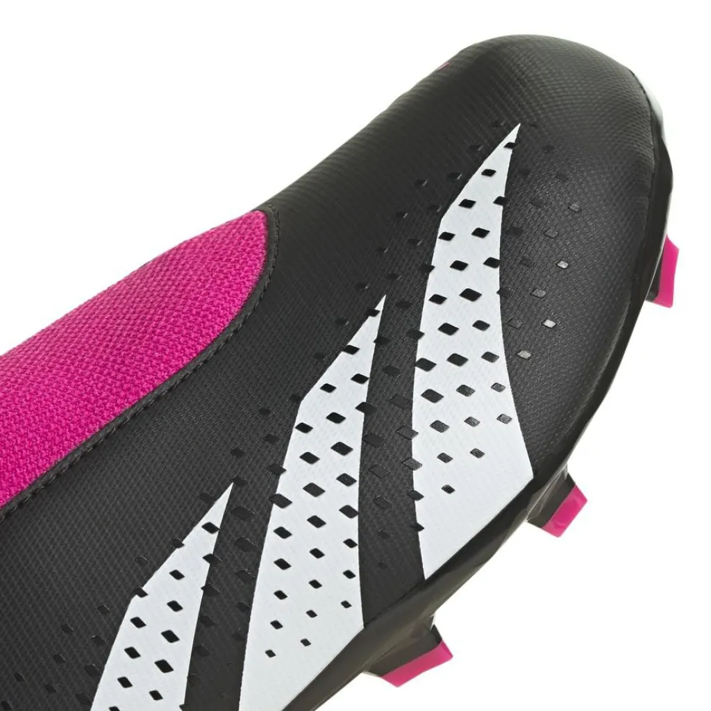 adidas Predator Accuracy.3 voetbalschoenen junior core black cloud white team shock pink 2< Voetbalschoenen