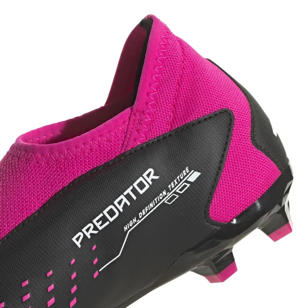 adidas Predator Accuracy.3 voetbalschoenen junior core black cloud white team shock pink 2< Voetbalschoenen