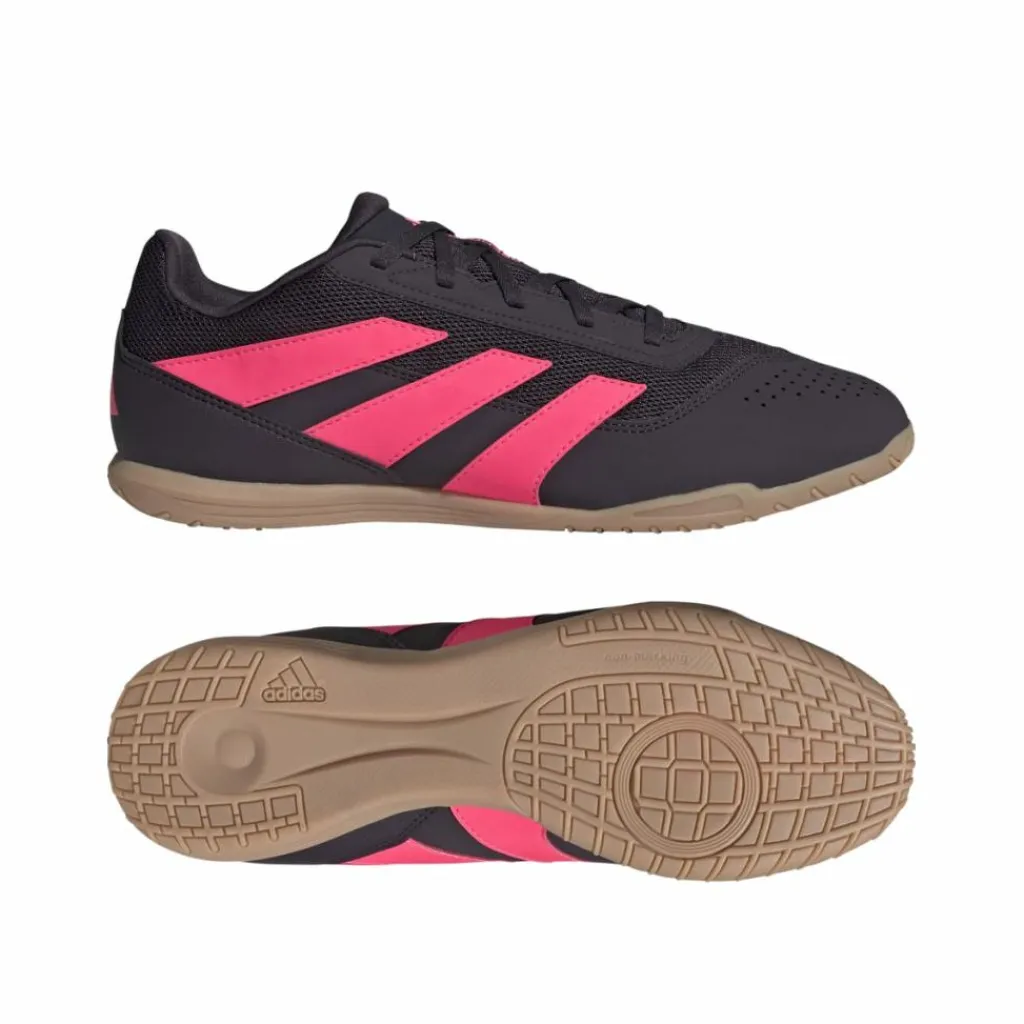 Voetbalschoenen-adidas Predator Club IC zaalvoetbalschoenen aurora black turbo