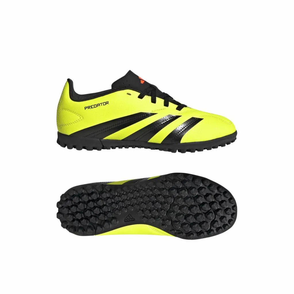 Voetbalschoenen-adidas Predator Club TF voetbalschoenen junior team solar yellow 2 core black solar red