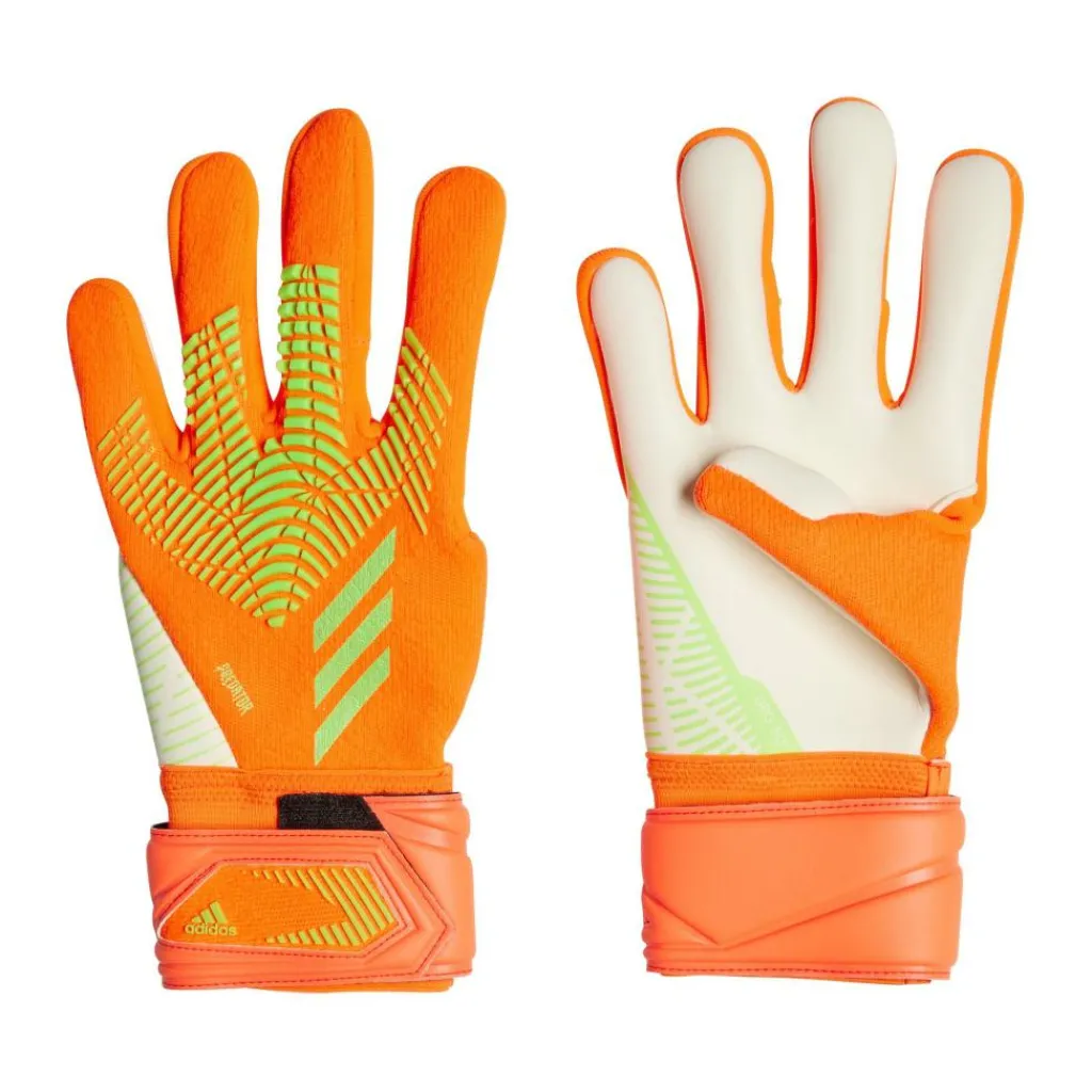 Keepershandschoenen-adidas Predator Edge League keepershandschoenen solar red team solar green