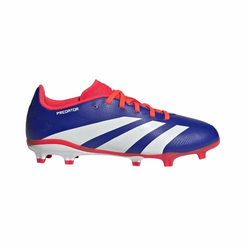 Voetbalschoenen-adidas Predator League FG voetbalschoenen junior lucid blue cloud white solar red