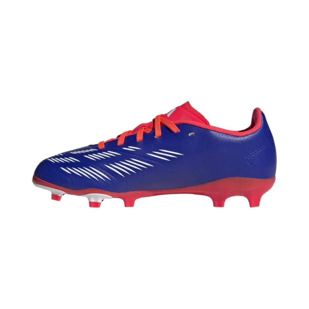 Voetbalschoenen-adidas Predator League FG voetbalschoenen junior lucid blue cloud white solar red