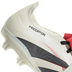 adidas Predator League FG MG voetbalschoenen off white core black pure ruby< Voetbalschoenen