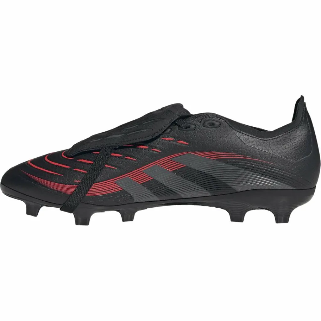 adidas Predator League FG MG voetbalschoenen heren core black grey four lucid red< Voetbalschoenen