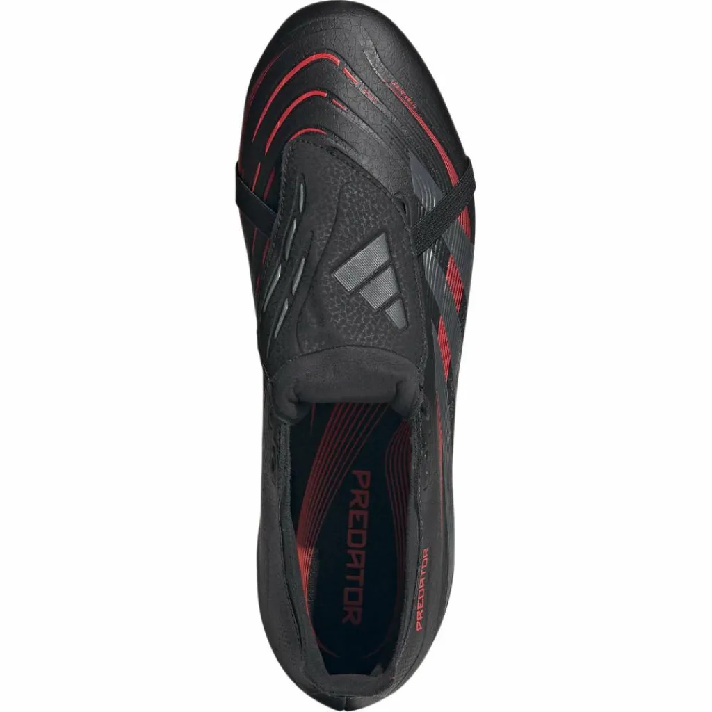 adidas Predator League FG MG voetbalschoenen heren core black grey four lucid red< Voetbalschoenen