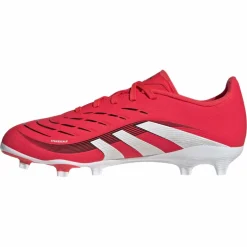 Voetbalschoenen-adidas Predator League FG MG voetbalschoenen junior lucid red cloud white core black