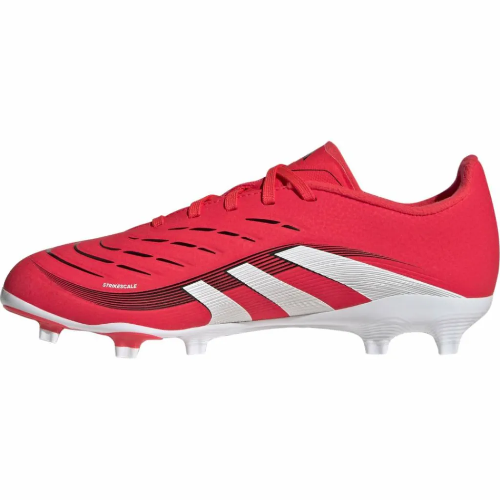 Voetbalschoenen-adidas Predator League FG MG voetbalschoenen junior lucid red cloud white core black