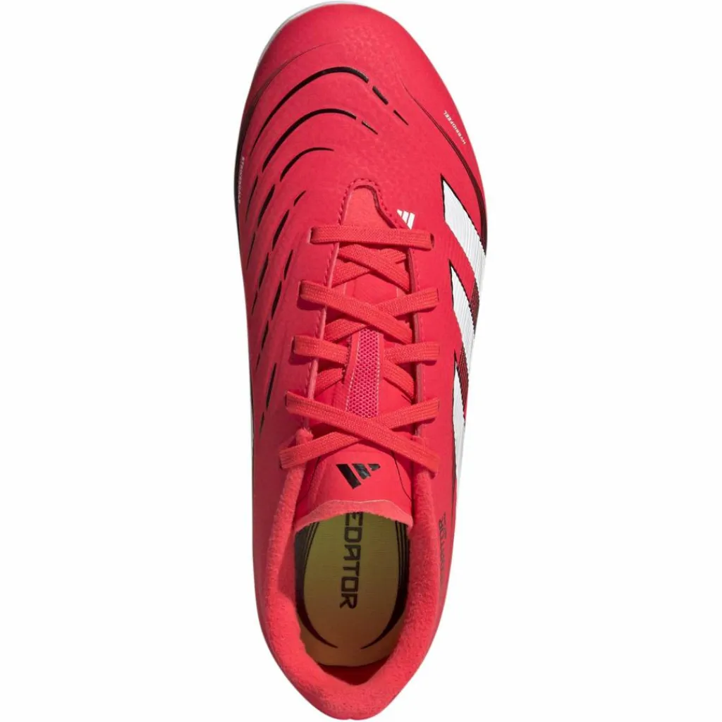 Voetbalschoenen-adidas Predator League FG MG voetbalschoenen junior lucid red cloud white core black